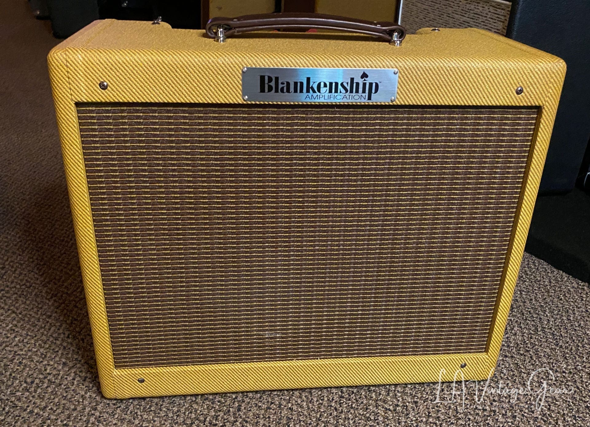 Blankenship Fat Boy Tweed - Red Knobs & Celestion G12H