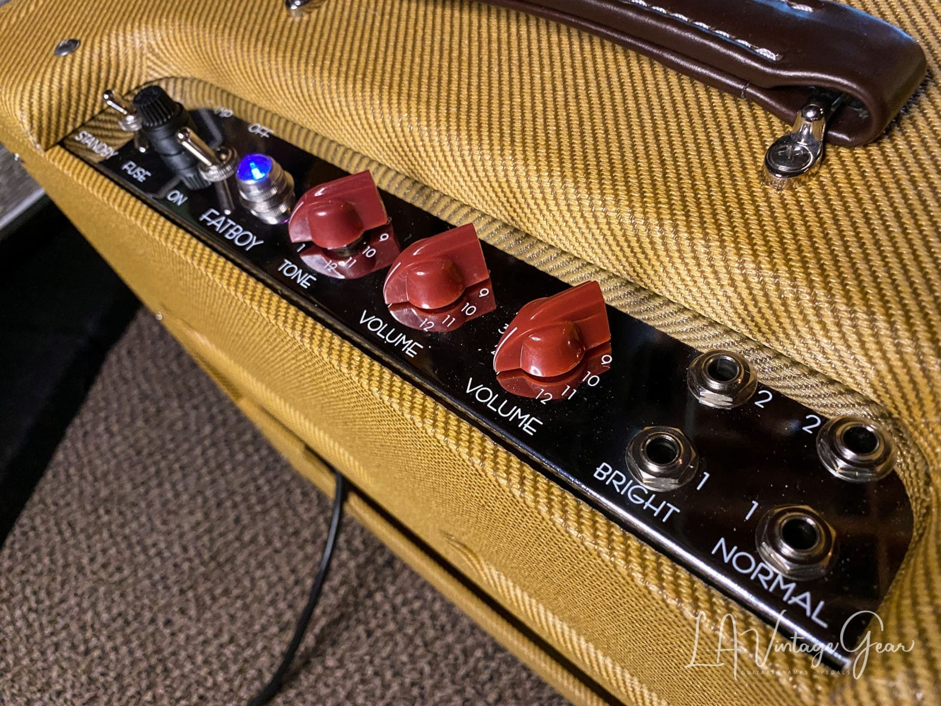Blankenship Fat Boy Tweed - Red Knobs & Celestion G12H - Image 5