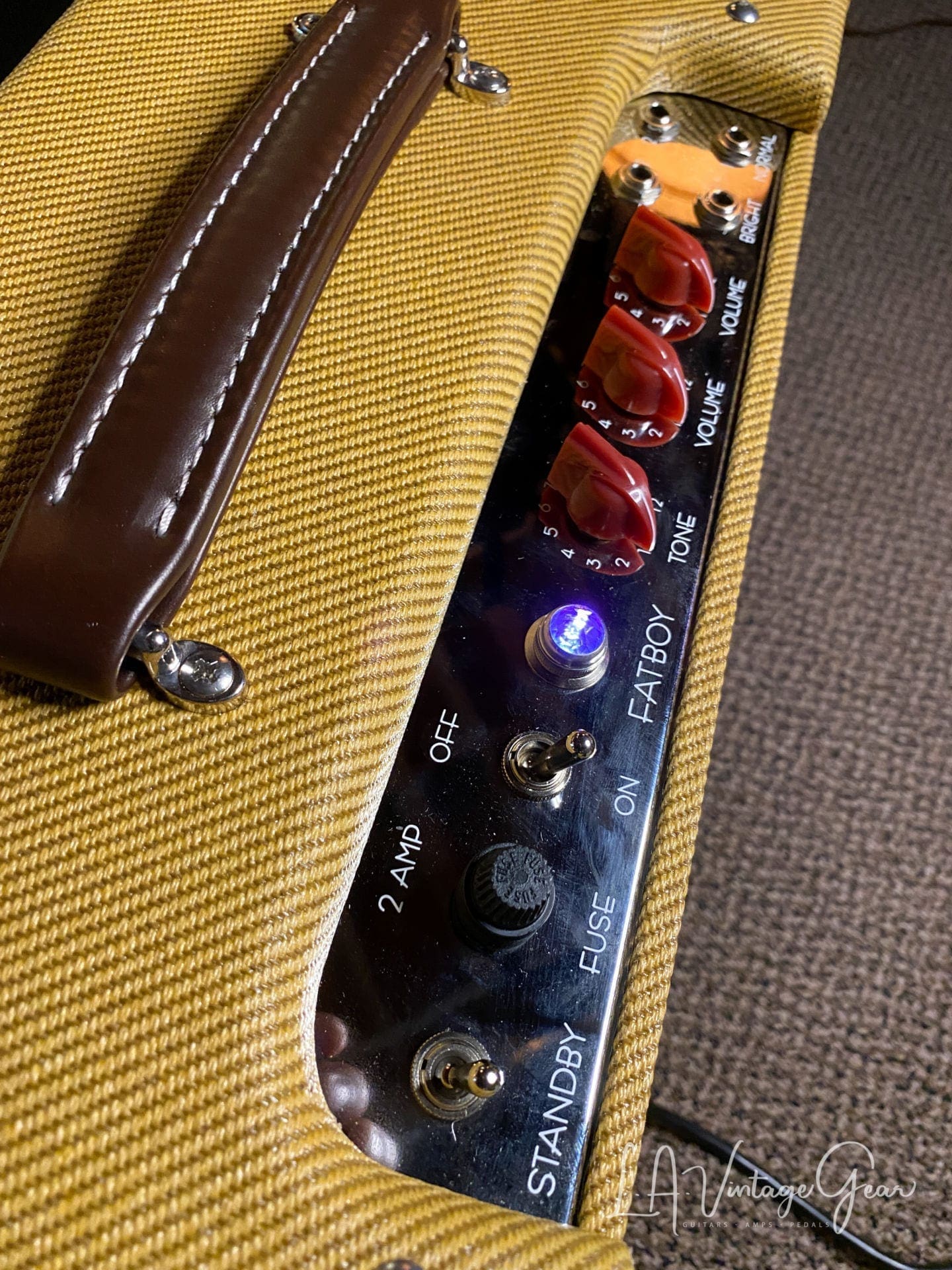 Blankenship Fat Boy Tweed - Red Knobs & Celestion G12H - Image 6