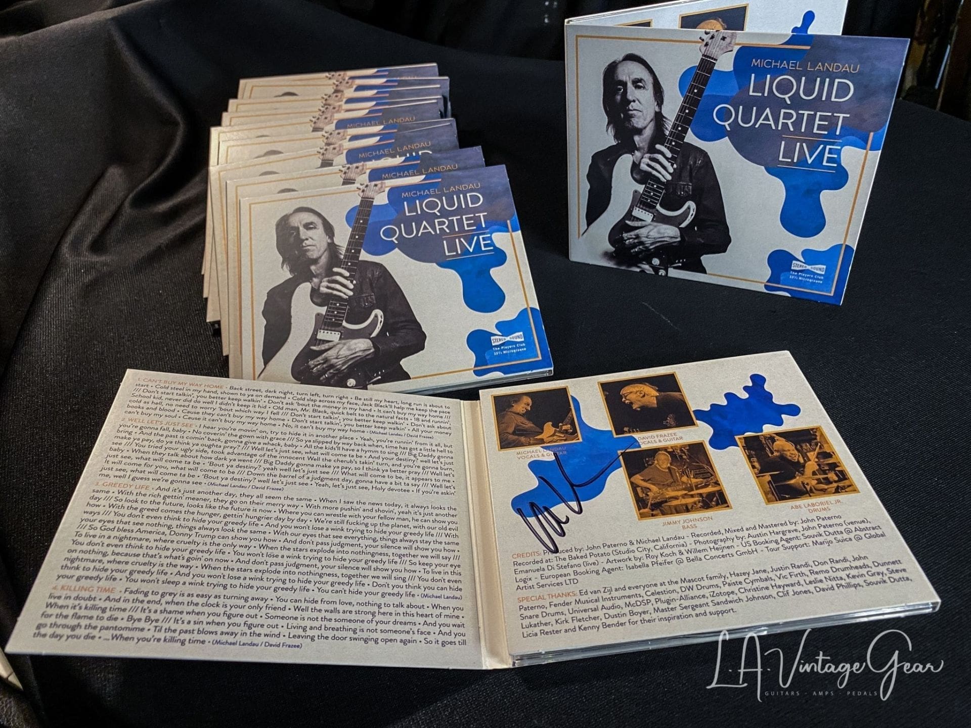 Michael Landau Liquid Quartet Live CD's - All Personally Signed by Mike!
