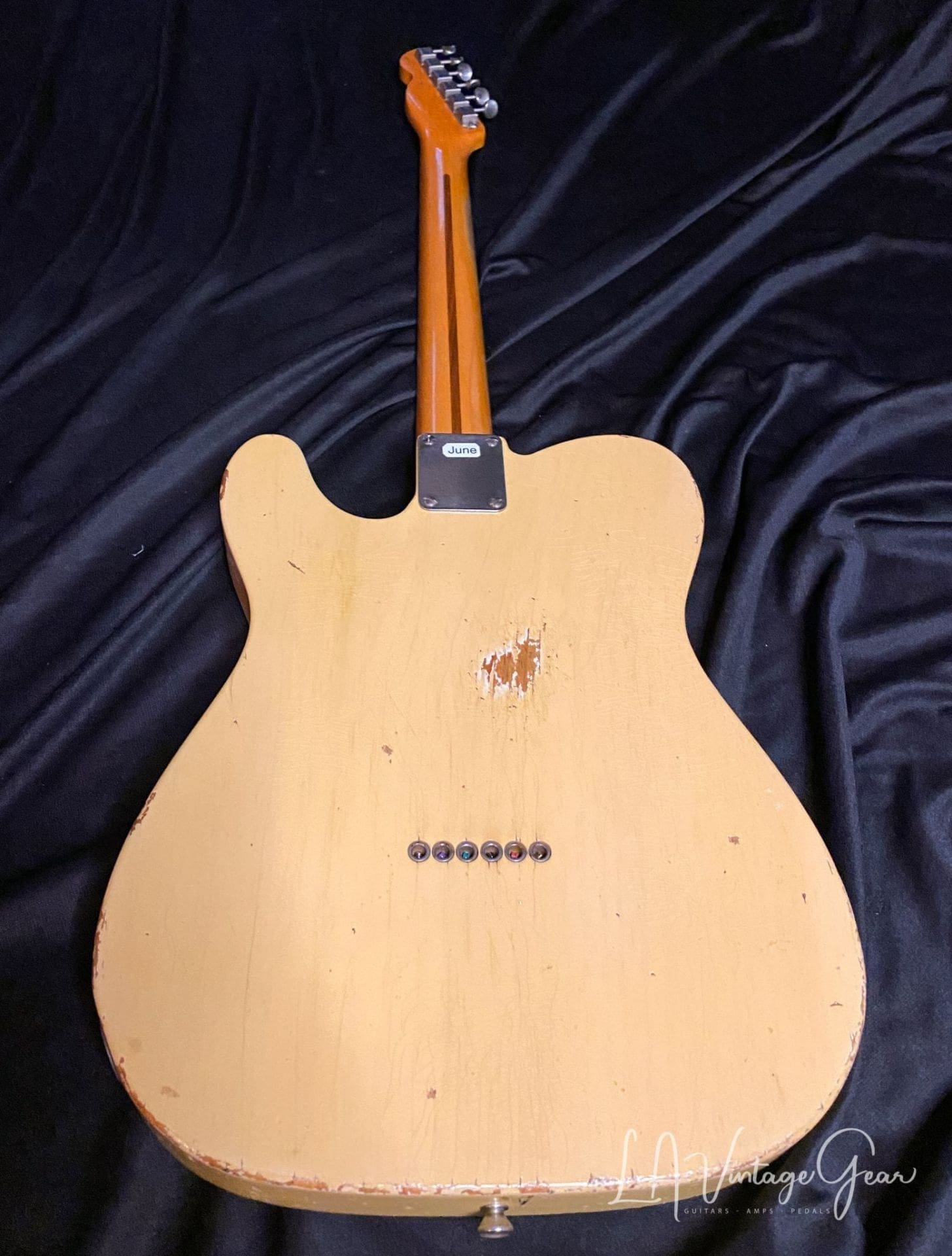 (SOLD) LSL T-Bone "June" Butterscotch 2009 Tele / Telecaster Style Electric Guitar - Image 8
