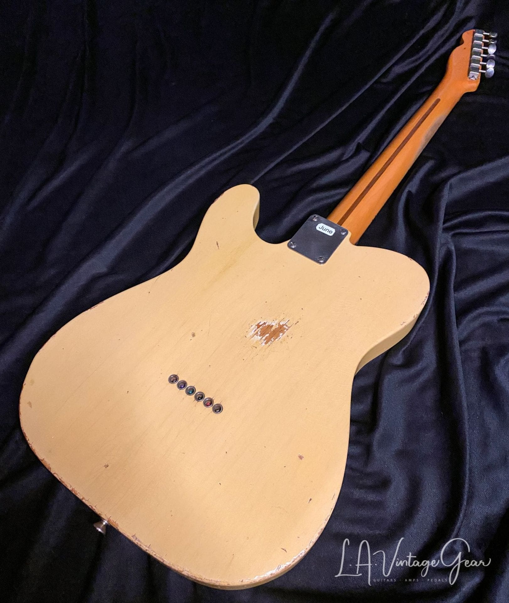 (SOLD) LSL T-Bone "June" Butterscotch 2009 Tele / Telecaster Style Electric Guitar - Image 9