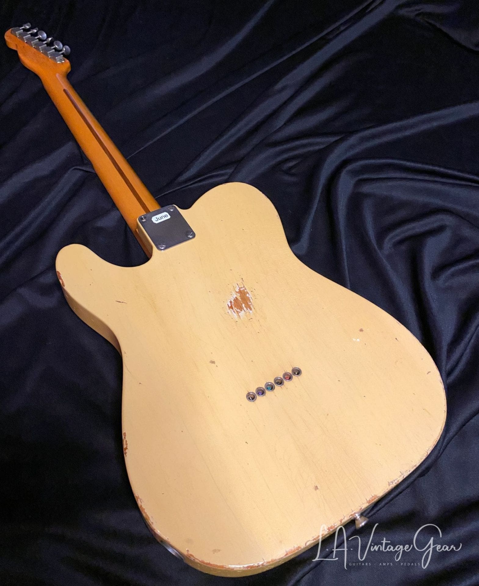 (SOLD) LSL T-Bone "June" Butterscotch 2009 Tele / Telecaster Style Electric Guitar - Image 11