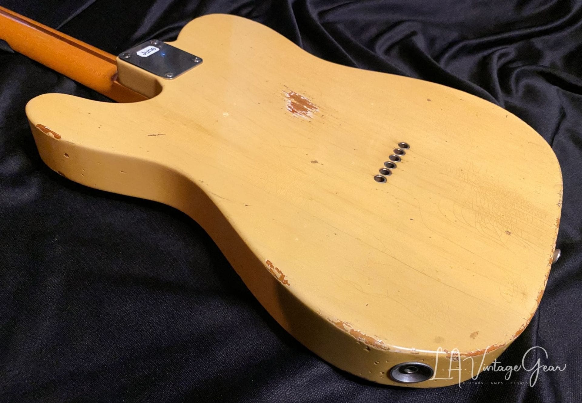 (SOLD) LSL T-Bone "June" Butterscotch 2009 Tele / Telecaster Style Electric Guitar - Image 12