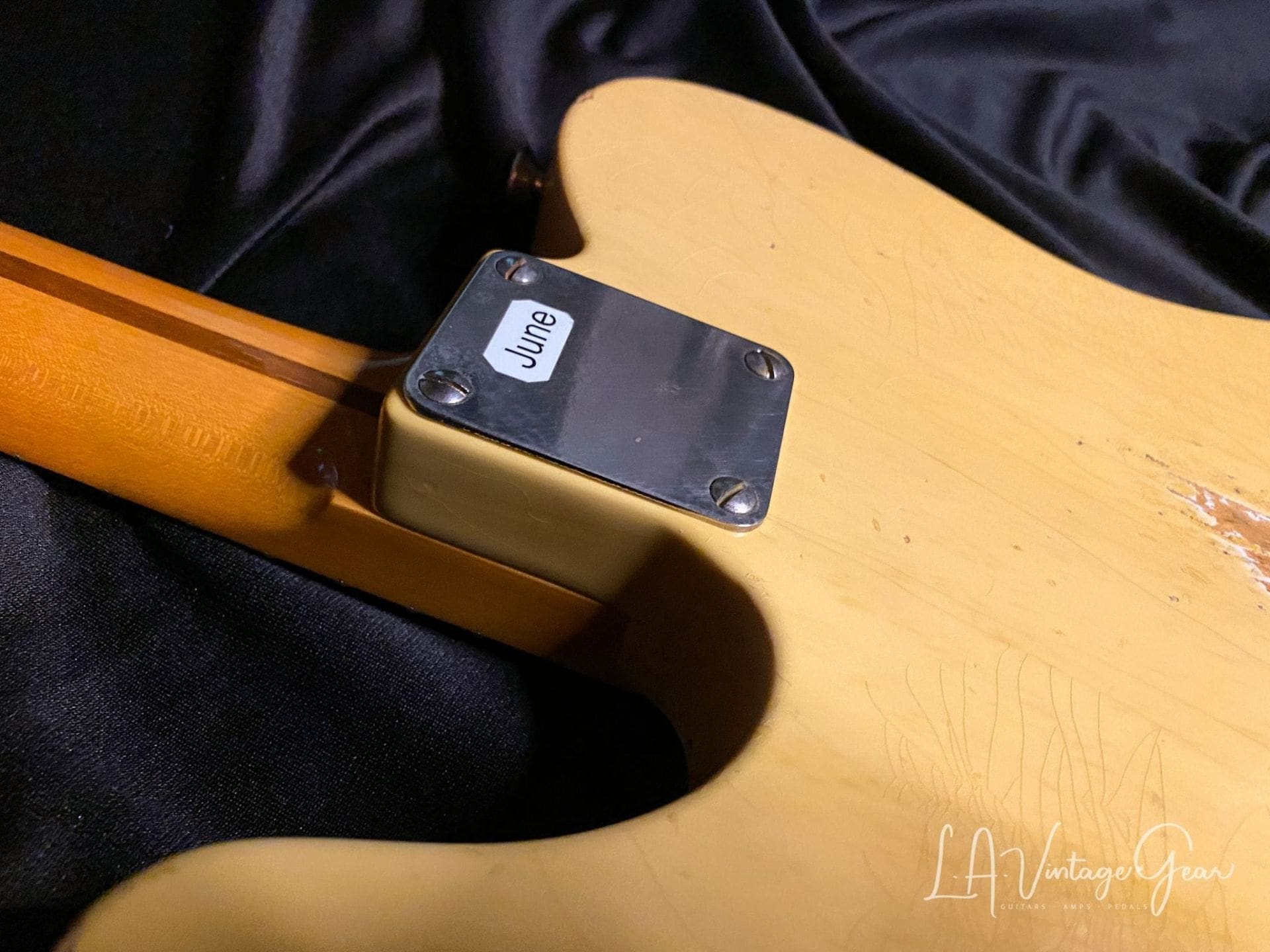 (SOLD) LSL T-Bone "June" Butterscotch 2009 Tele / Telecaster Style Electric Guitar - Image 13