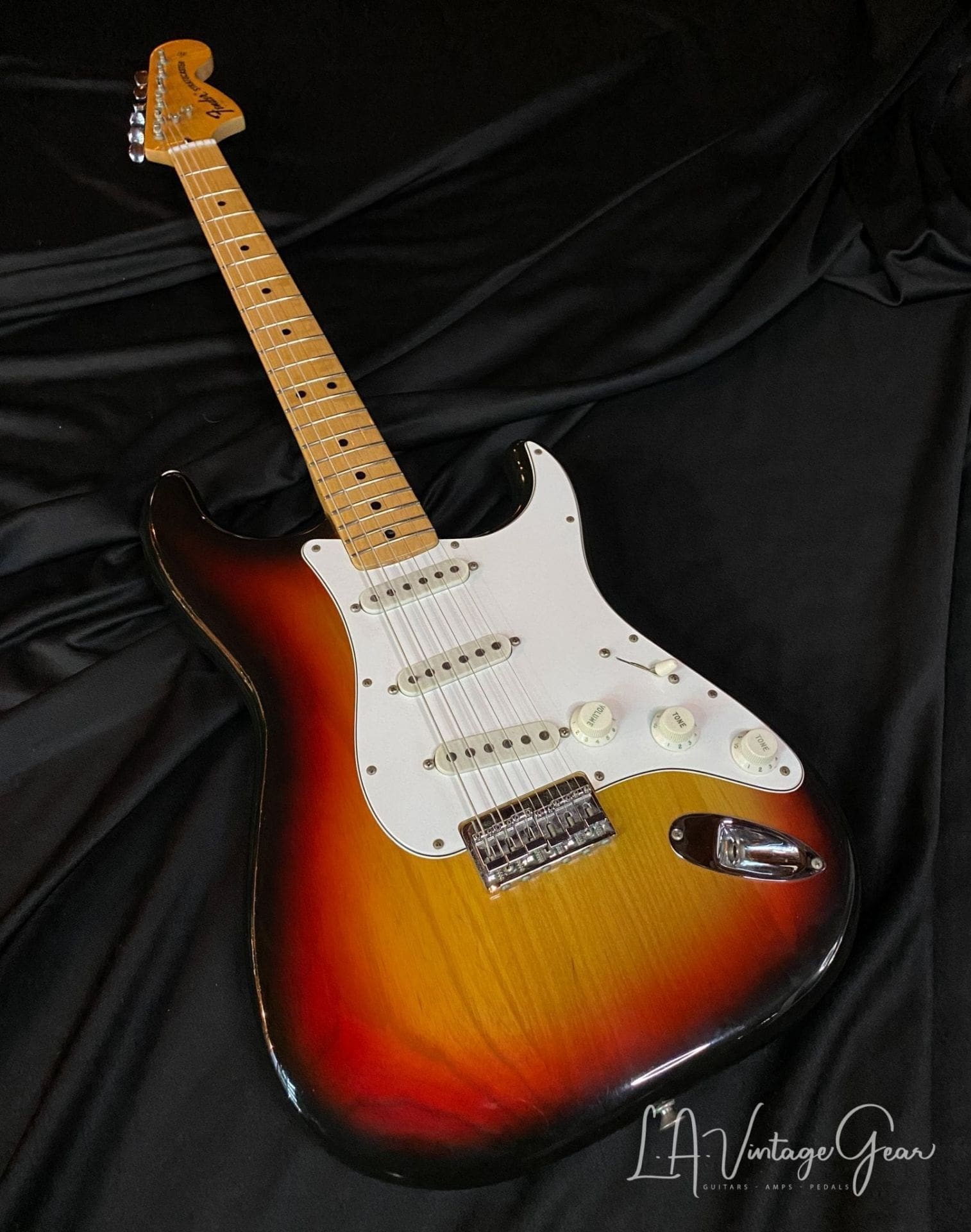 Fender 1975 Hardtail Stratocaster Electric Guitar with OHSC! Complete Re-Fret! - Image 3