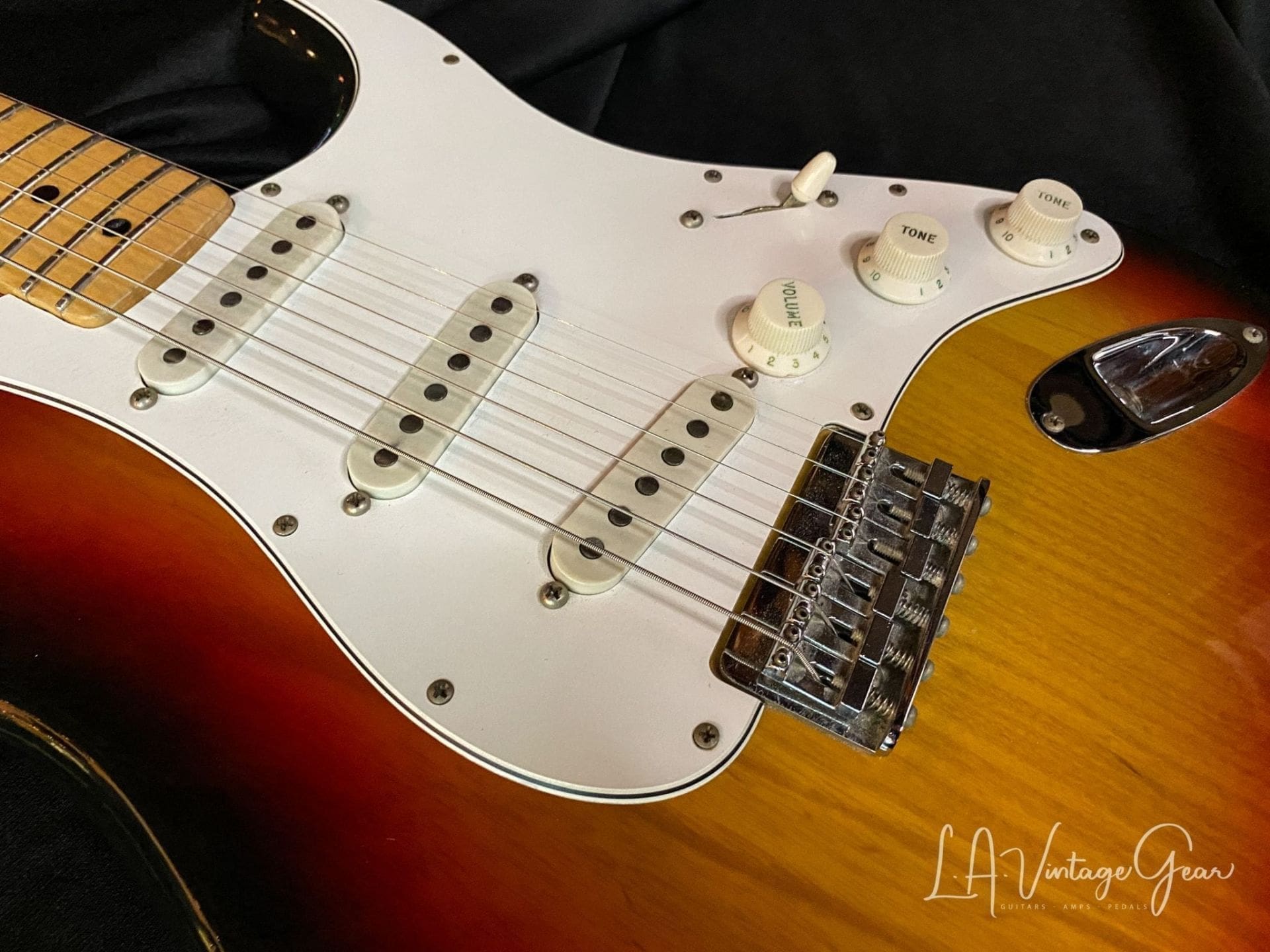 Fender 1975 Hardtail Stratocaster Electric Guitar with OHSC! Complete Re-Fret! - Image 5