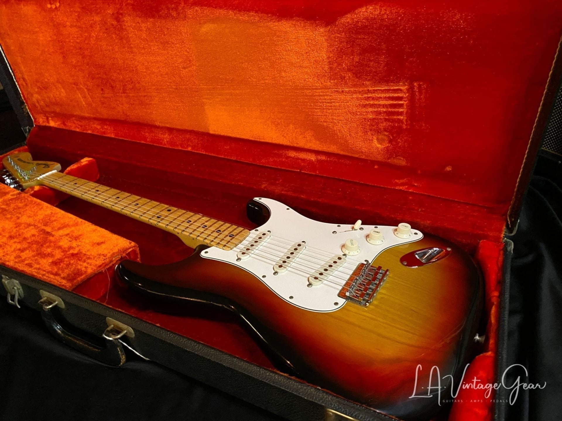 Fender 1975 Hardtail Stratocaster Electric Guitar with OHSC! Complete Re-Fret! - Image 25