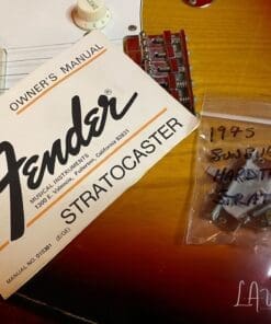 Fender 1975 Hardtail Stratocaster Electric Guitar with OHSC! Complete Re-Fret! - Image 6
