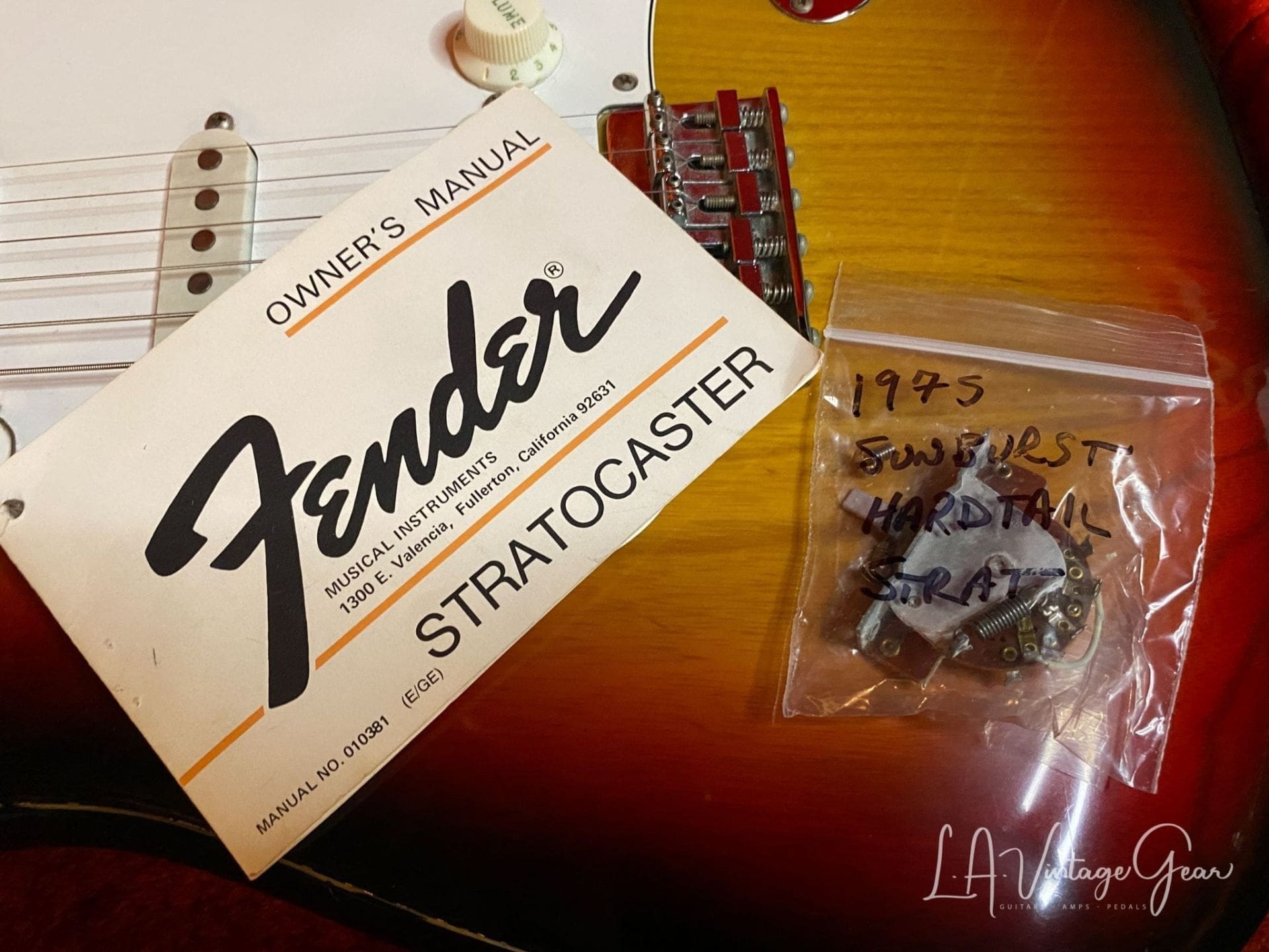 Fender 1975 Hardtail Stratocaster Electric Guitar with OHSC! Complete Re-Fret! - Image 22