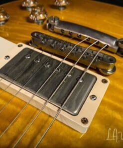 Gibson '59 Reissue Les Paul Custom VOS  Electric Guitar 2014 Sunrise Tea Burst Flame Top - Image 5