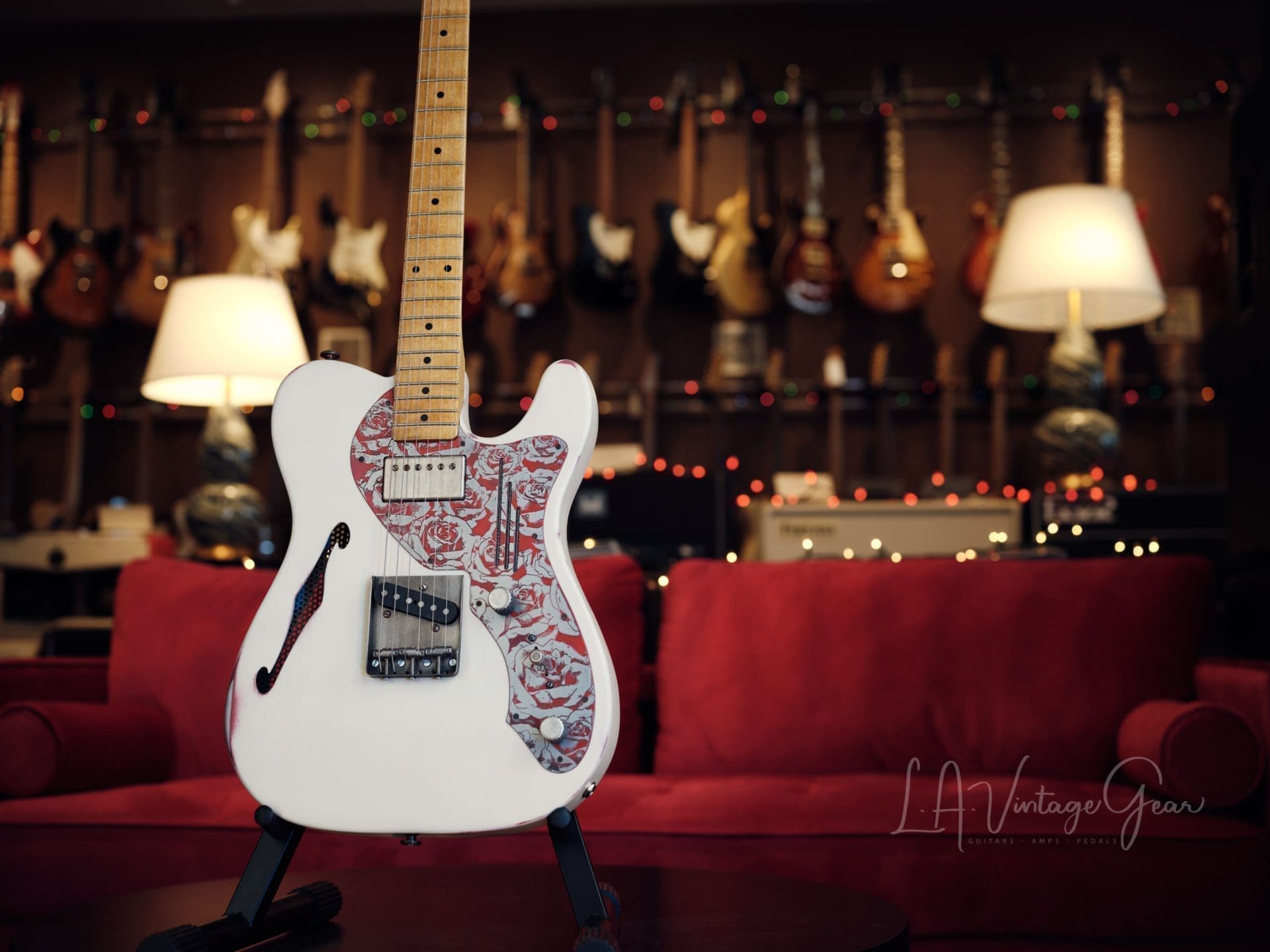 James Trussart Deluxe Steelcaster in White Satin - Brand New ! - Image 2
