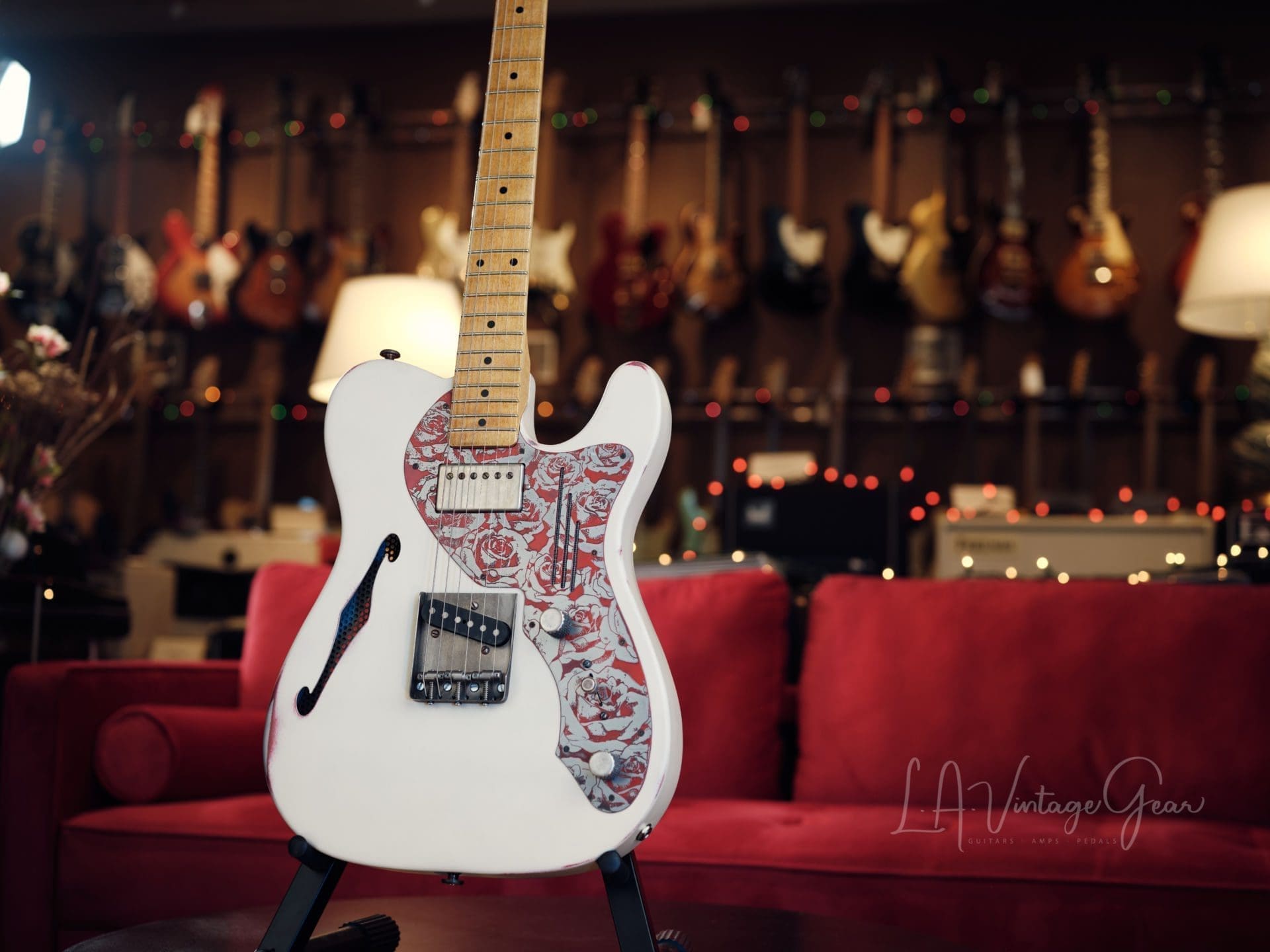 James Trussart Deluxe Steelcaster in White Satin - Brand New ! - Image 3