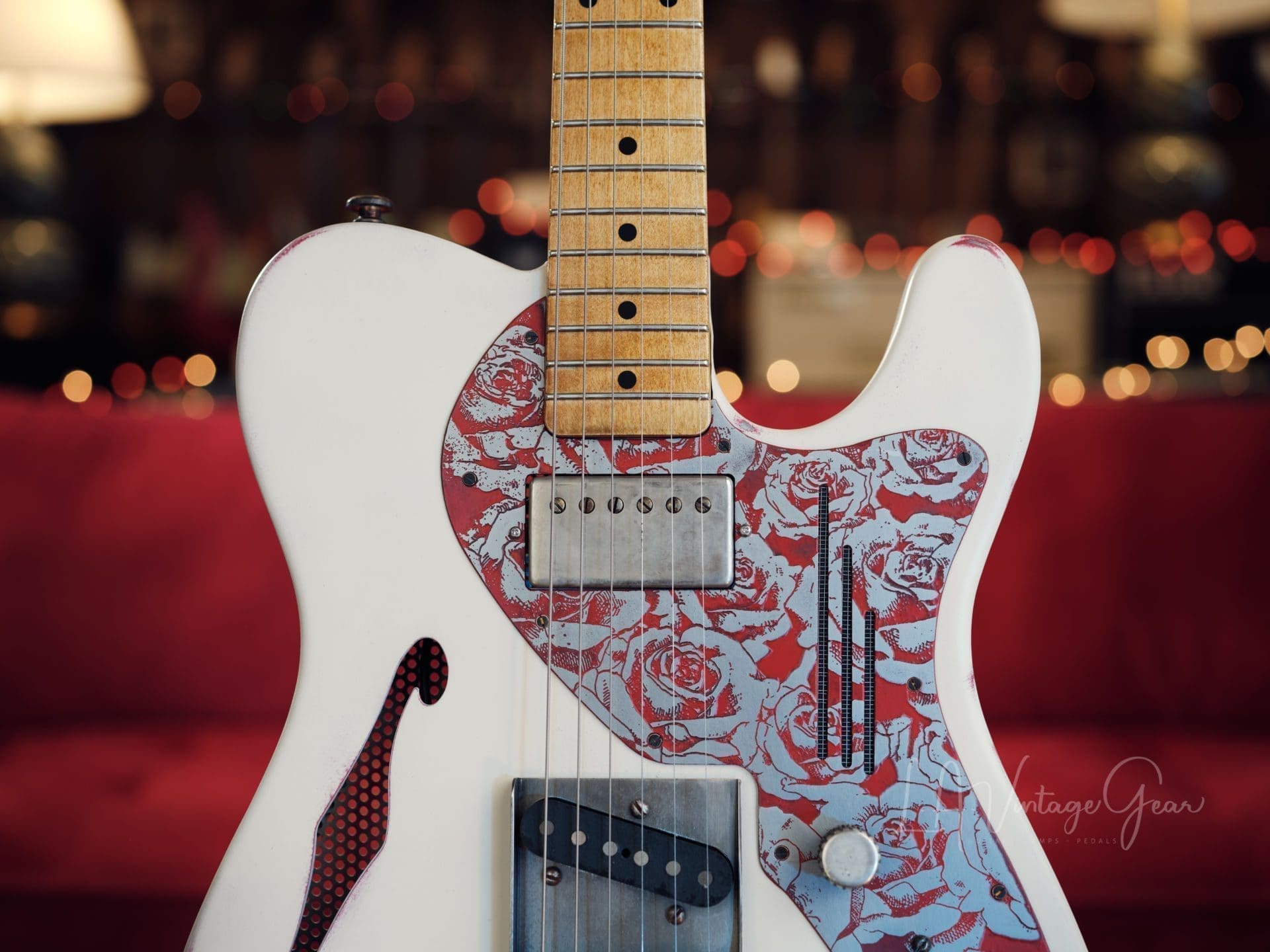 James Trussart Deluxe Steelcaster in White Satin - Brand New ! - Image 4