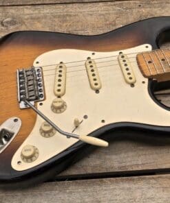 Danocaster 2 Tone Double Cut Electric Guitar - V Neck! - Image 2