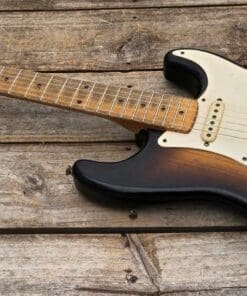 Danocaster 2 Tone Double Cut Electric Guitar - V Neck! - Image 6