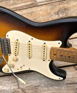 Danocaster 2 Tone Double Cut Electric Guitar - V Neck!