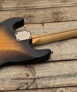 Danocaster 2 Tone Double Cut Electric Guitar - V Neck! - Image 8