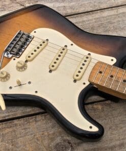 Danocaster 2 Tone Double Cut Electric Guitar - V Neck! - Image 3