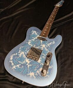 Xotic Blue Paisley T-Style Guitar XTC-1 #2149