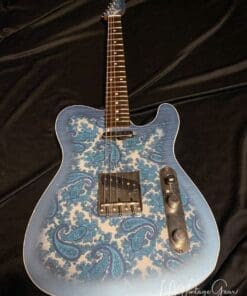 Xotic Blue Paisley T-Style Guitar XTC-1 #2149 - Image 2