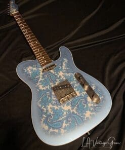 Xotic Blue Paisley T-Style Guitar XTC-1 #2149 - Image 3
