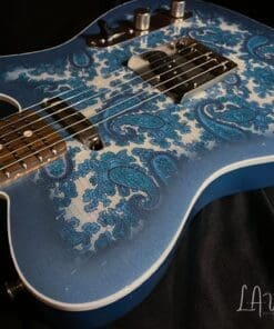 Xotic Blue Paisley T-Style Guitar XTC-1 #2149 - Image 14