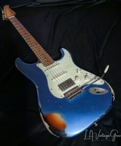 Xotic S-Style Electric Guitar XSC-2 in Lake Placid Blue over a 3T 'Burst #1915 - Image 3