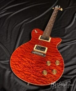 Grosh Set Neck Electric Guitar in a Deep 6120 Orange Finish