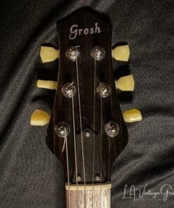 Grosh Set Neck Electric Guitar in a Deep 6120 Orange Finish - Image 12
