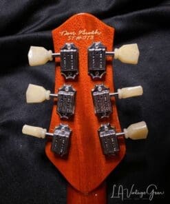 Grosh Set Neck Electric Guitar in a Deep 6120 Orange Finish - Image 13