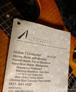 Tom Anderson HollowT Contoured - Honey Burst Finish! - Image 19