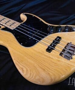Fender American Vintage '75 Jazz Bass Guitar (2008) - Natural Finish - Super Clean and a nice weight - Image 5