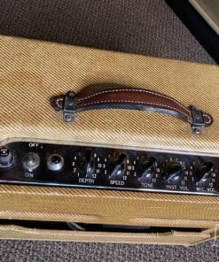 (SOLD) 1955 Vintage Fender Tremolux Tweed Guitar Amplifier -5E9 Circuit - We LOVE this amp ! - Image 6