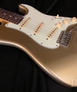 Rutters S-Style Electric Guitar in Gold - Budz Pickups! - Image 5