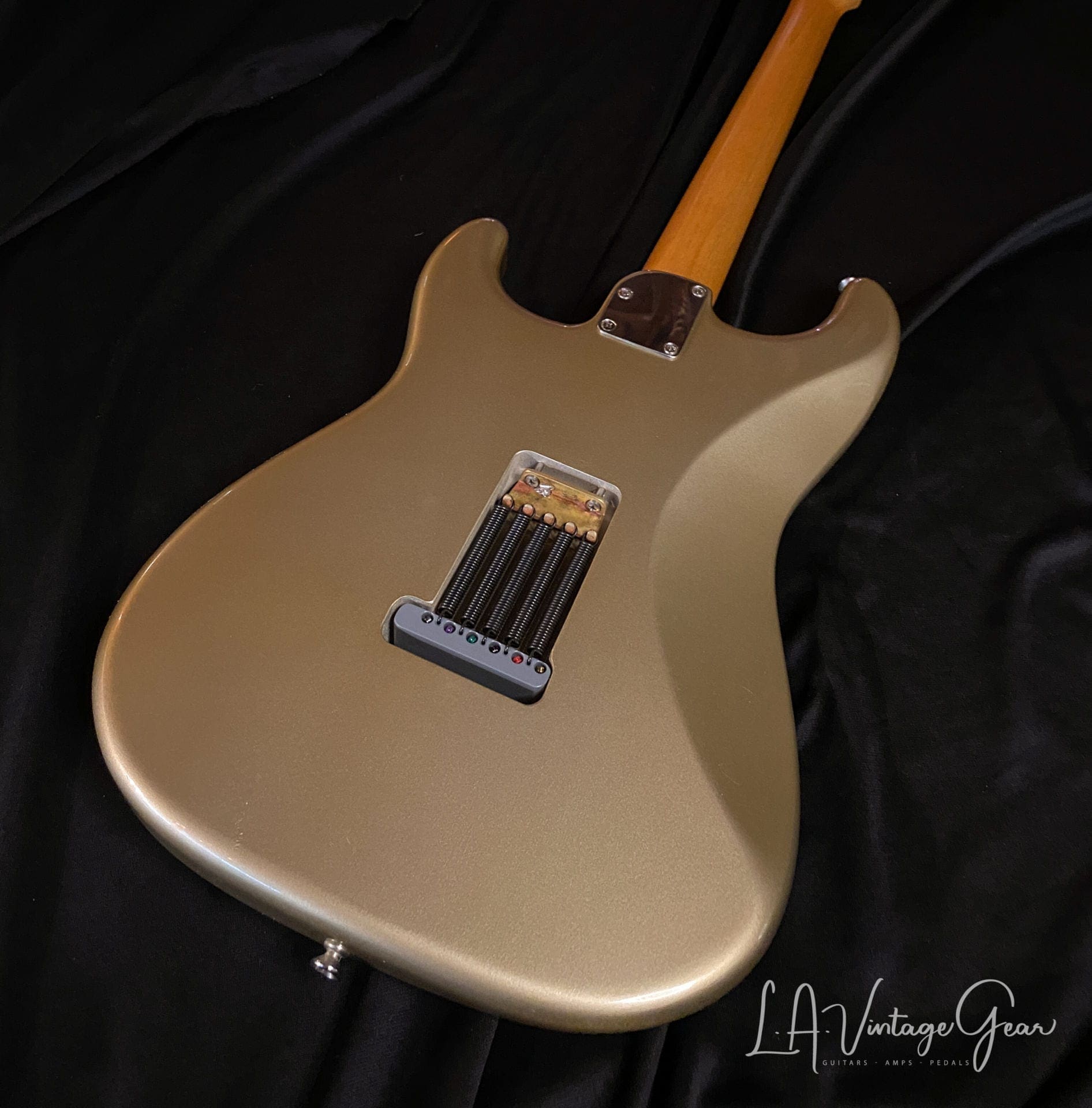 Rutters S-Style Electric Guitar in Gold - Budz Pickups! - Image 11