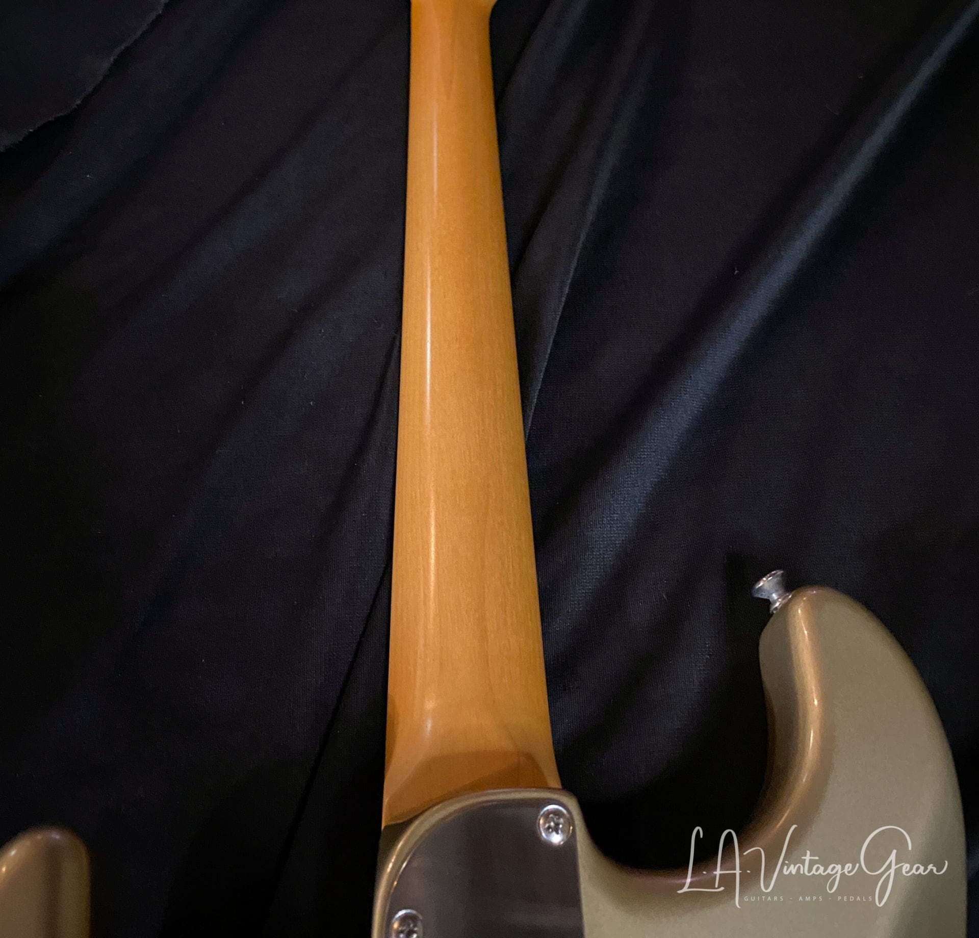 Rutters S-Style Electric Guitar in Gold - Budz Pickups! - Image 15