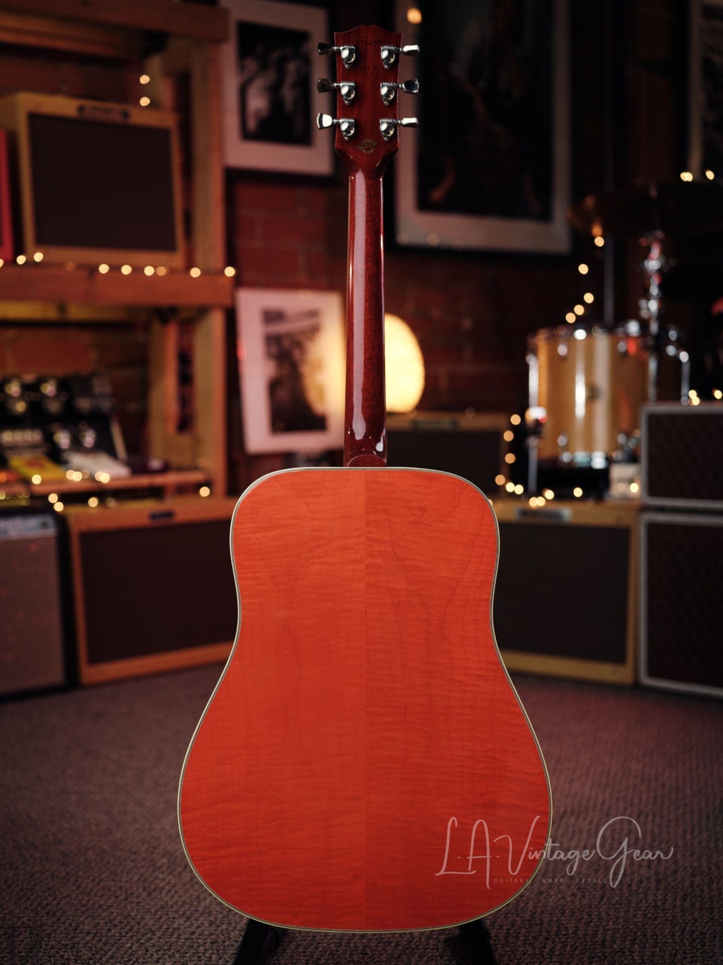 Gibson Custom Shop Dove 1960's Acoustic Guitar (2014) - Vintage Cherry Burst Finish - Image 6