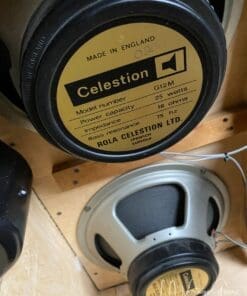 Kerry Wright Recovered Marshall 4 x 12 Slant Cab - Original Celestion Black Back Rola Speakers! - Image 10