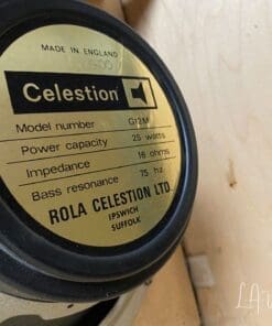 Kerry Wright Recovered Marshall 4 x 12 Slant Cab - Original Celestion Black Back Rola Speakers! - Image 15