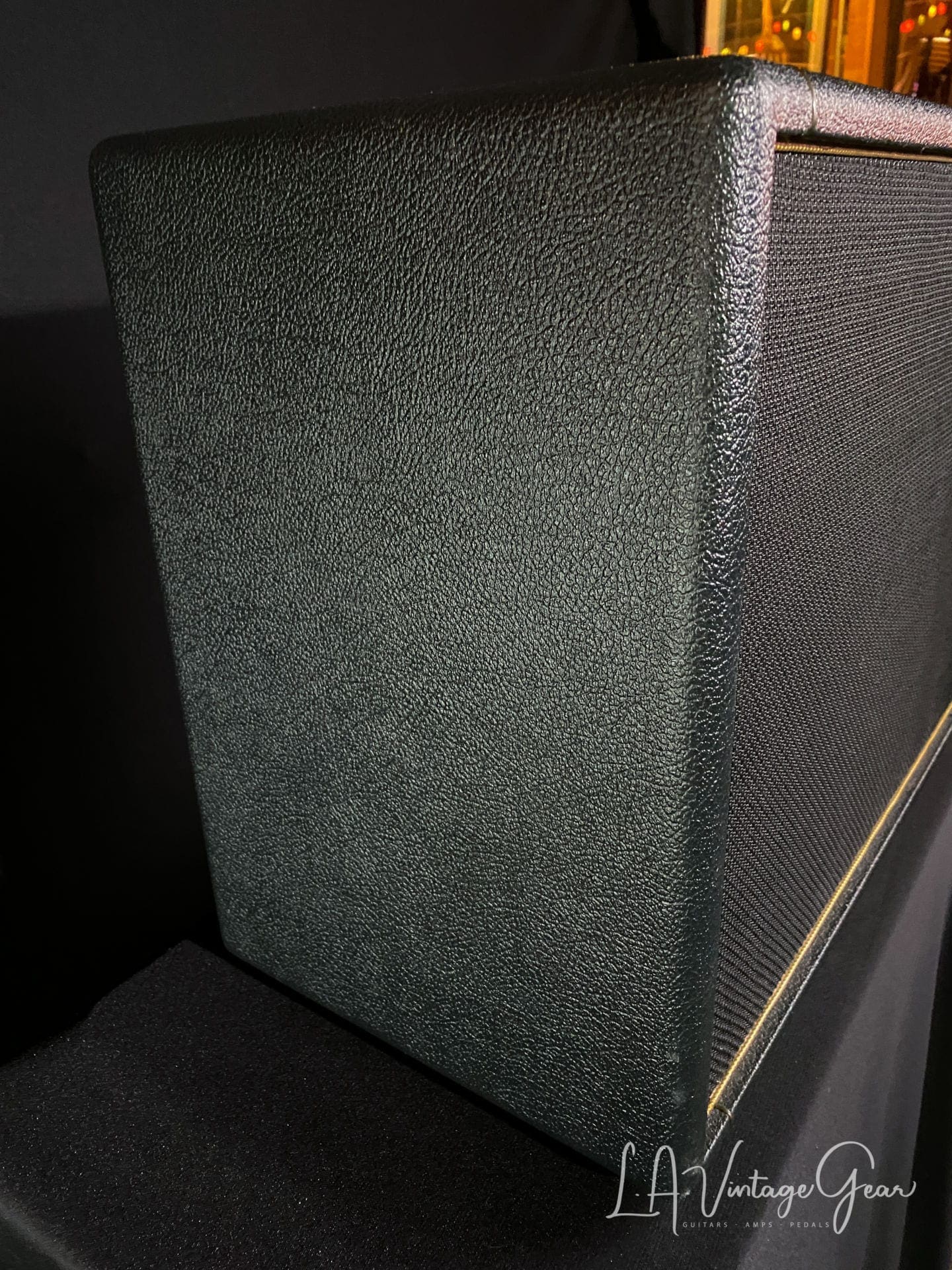 Kerry Wright 1 x 12 Custom Cab - Green Levant & Black Grill Cloth Unloaded Cabinet - Image 3