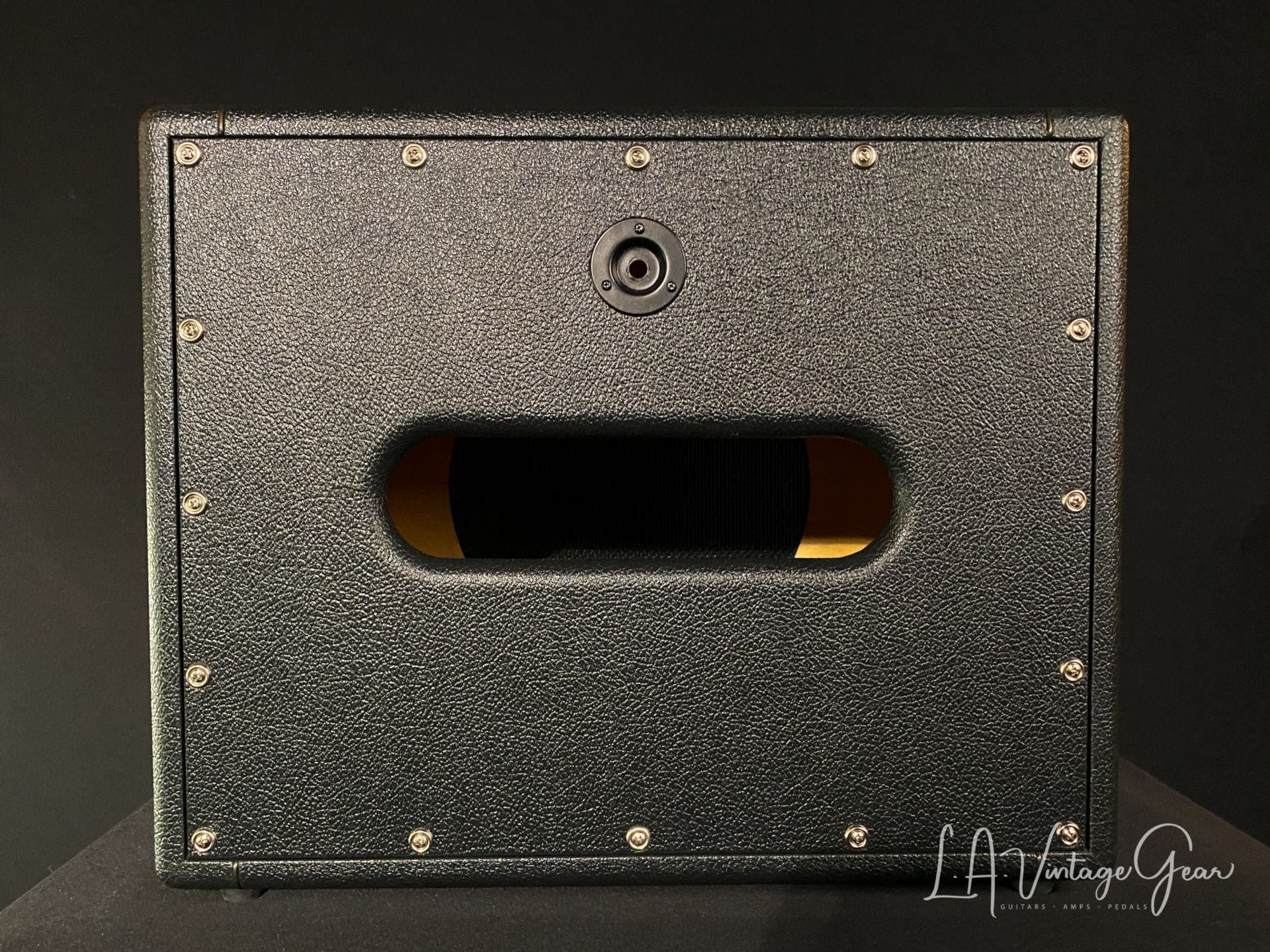 Kerry Wright 1 x 12 Custom Cab - Green Levant & Black Grill Cloth Unloaded Cabinet - Image 2