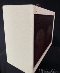 Kerry Wright 2 x 12 Custom Cab Unloaded - Cream Tolex & Brown Grill Cloth - Image 2