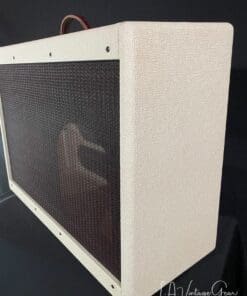 Kerry Wright 2 x 12 Custom Cab Unloaded - Cream Tolex & Brown Grill Cloth - Image 3
