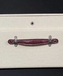 Kerry Wright 2 x 12 Custom Cab Unloaded - Cream Tolex & Brown Grill Cloth - Image 4