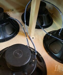 Fender 4 x 12 Cab Recovered by Kerry Wright - Black Tolex with Jensen P12N Speakers - Image 14