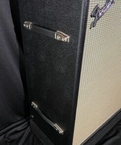 Fender 4 x 12 Cab Recovered by Kerry Wright - Black Tolex with Jensen P12N Speakers - Image 5
