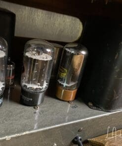 Kerry Wright Custom 2 x 12 Cab & Head with 6L6 Chassis - 'Brown Stripe Stack' with Fane Speakers - Image 12
