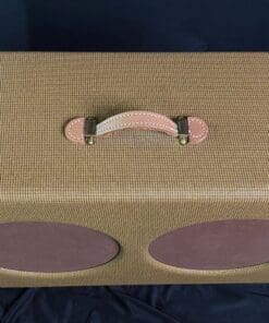 Kerry Wright Custom 2 x 12 Cab & Head with 6L6 Chassis - 'Brown Stripe Stack' with Fane Speakers - Image 8
