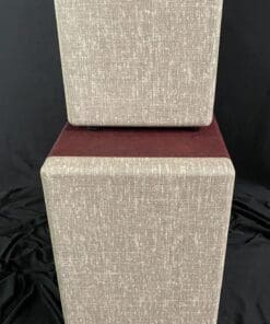 Kerry Wright Custom 2 x 12 Cab & Head with 6L6 Chassis - 'Burgundy Cream Stack' & Celestion Greenbacks - Image 10